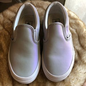 VANS SLIP-ONS METALLIC
